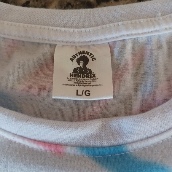 Jimi Hendrix T-Shirt Men Large Tie Dye Authentic Vintage Y2K - Picture 5 of 5